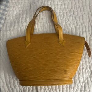 Vintage Louis Vuitton Mustard Yellow Tote Bag